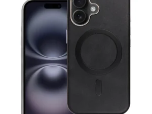 Case for iPhone 16e (SE 4 2025) / 17e Gentleman Mag Cover compatible with MagSafe black