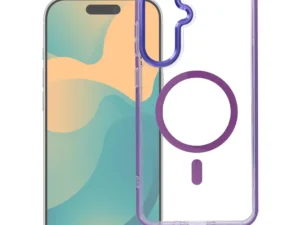 Case for Xiaomi Redmi 17C 5G Frame Clear Hybrid Mag Cover compatible with MagSafe purple