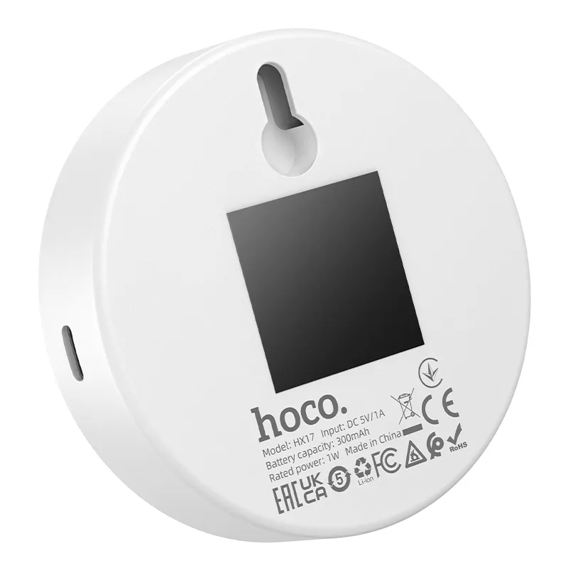 Magnetic induction night light Hoco HX17 white - 6. kép